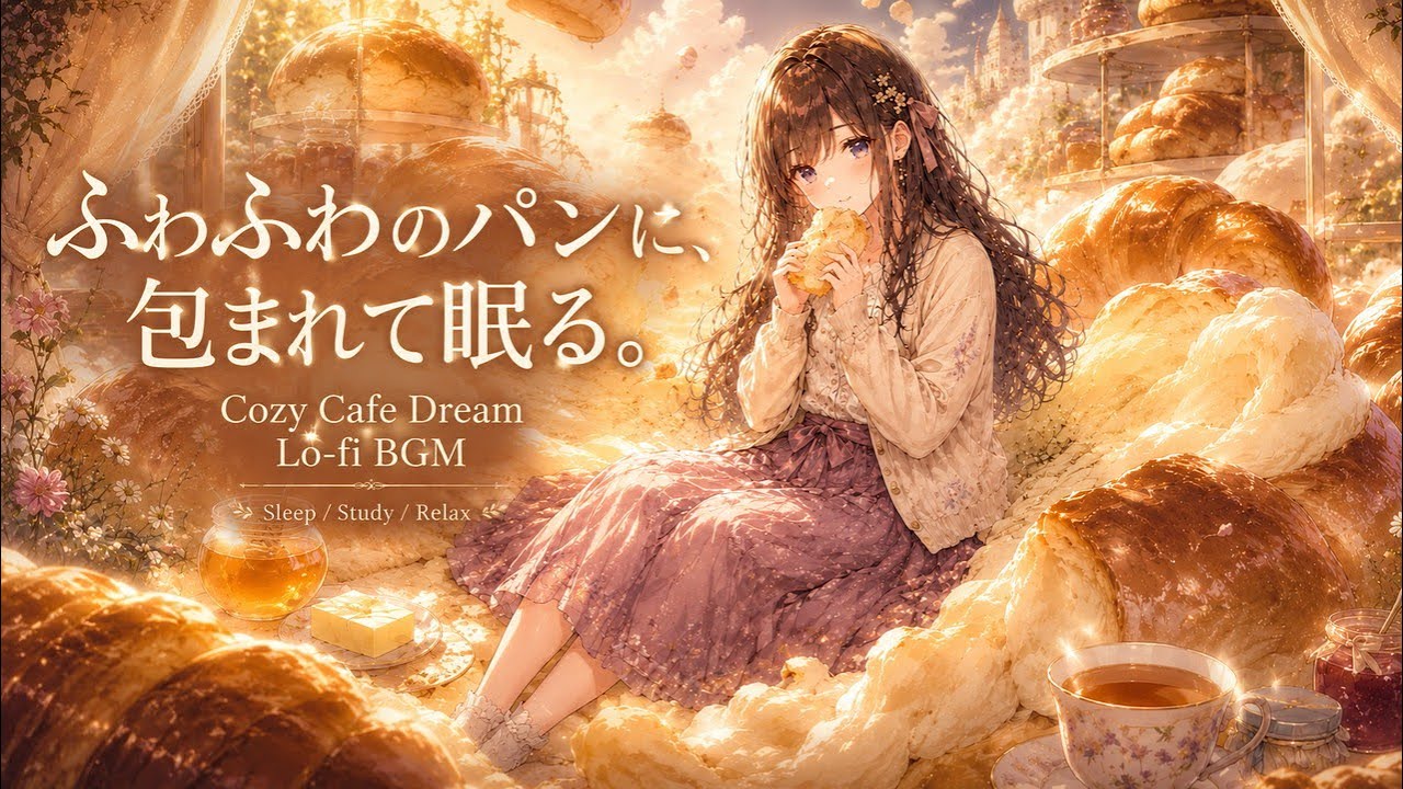 【フリーBGM】ふわふわのパンに、包まれて眠る。