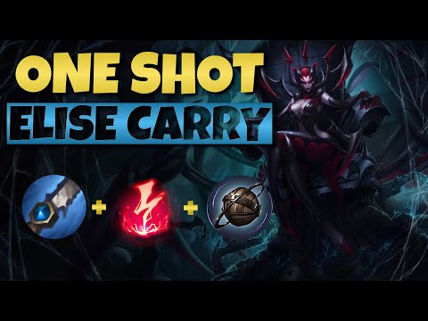 HOW TO PLAY ELISE PERFECTLY IN THE JUNGLE! LEAGUE OF LEGENDS GAMEPLAY COMMENTARY