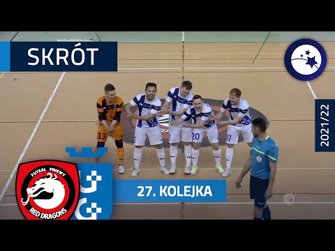Red Dragons Pniewy - AZS UG Futsal 3:4 | SKRÓT | 27. kolejka (2021/22)