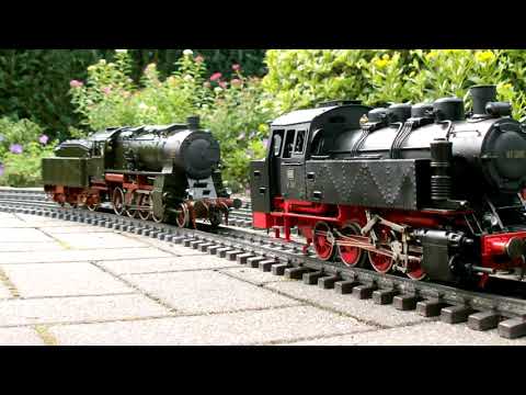 WYKO Echtdampfloks Spur 1, BR81 und die preußische G8.2 live steam