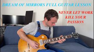 How To Play Dream Of Mirrors By Iron Maiden On Guitar - Full Guitar Lesson