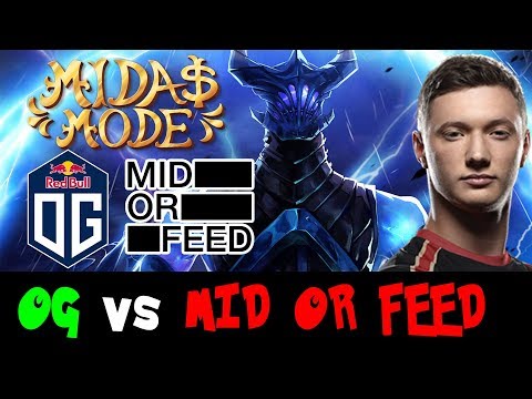 OG.Resolut1on Razor Destroy MidorFeed - OG vs Mid or Feed Game 1 - Midas Mode Dota 2