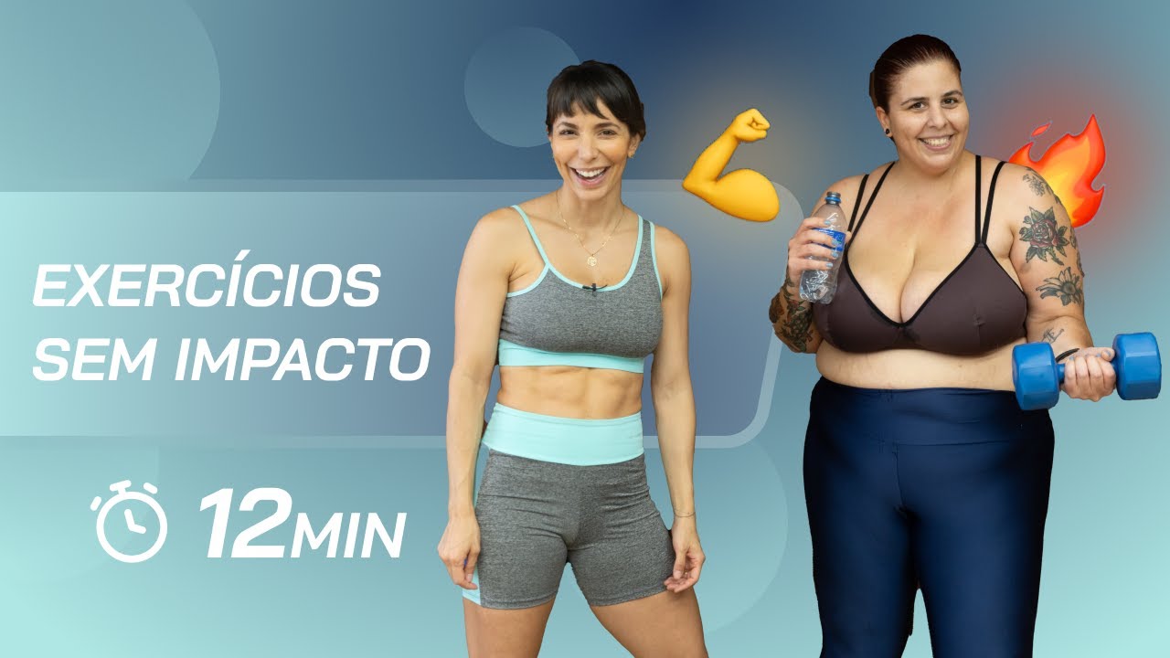 Exercícios para obesos - emagrecer em casa sem impacto - Carol Borba