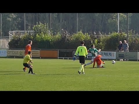 Jelle Peters (SDZZ) scoort 6 - 1 e.d. (DVV 1 - SDZZ 1, 24-09-2017)