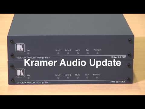 Slide 4 - Kramer - PA-120Z - 120W power amplifier (video)