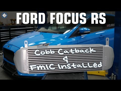 Ford Focus RS - Cobb Tuning Catback and FMIC Installed