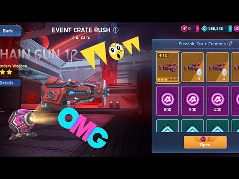 CHAIN GUN 12 UNLOCKED? 😍🥳🥳😱 || MECH ARENA
