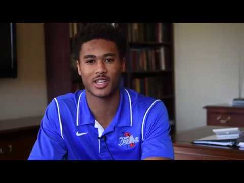 Business student Jordan Mitchell