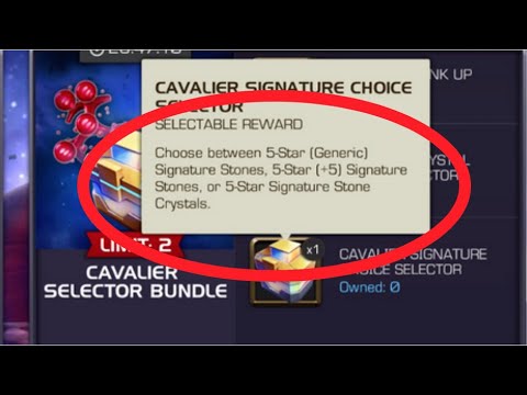 A Cavalier Selector Bundle With ZERO 6-Star Sig Stones???
