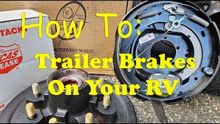 How To Replace Your Trailer Brakes In 10 Minutes! #rvmaintenance #rvliving #fifthwheellife