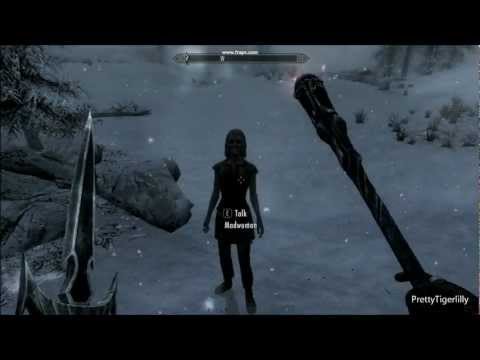 Skyrim: A Madwoman asked me to use the Wabbajack on her. Sheogorath would be proud.