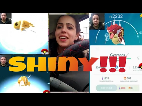 INCREDIBILE!!!EVOLVO MAGIKARP SHINY IN GYARADOS SHINY, ADESSO REGNA IN PALESTRA!!!