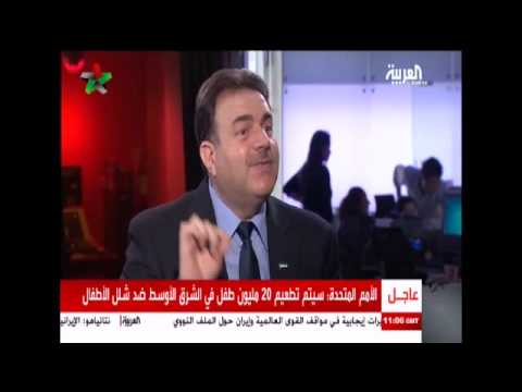 مقابلة مع مروان حجو الرفاعي عضو الائتلاف الوطني السوري على قناة العربية
