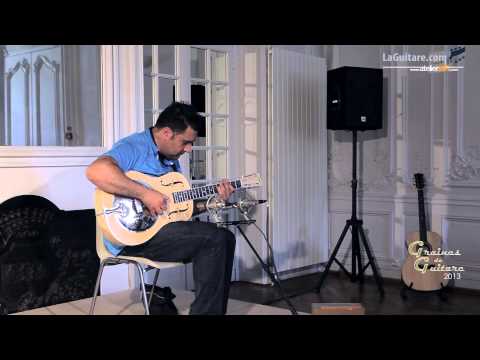 Mike Lewis - Fine Resophonic - Single Cone par François Sciortino - Graines de Guitare 2013