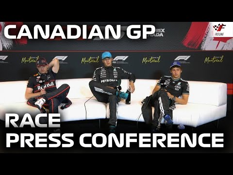 F1 Post-Race Press Conference Canadian GP 2025 | George Russell, Max Verstappen, Kimi Antonelli
