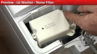LG Washer - Loud Electrical Buzzing Sound - Noise Filter Repair