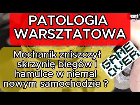 Patologia warsztatowa. Mechanik zniszczył skrzynię biegów i hamulce w niemal nowym samochodzie ?