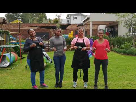 Planting flowers in Zulu.