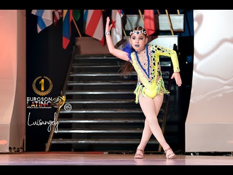 Luisangely Campeona Solista Salsa Femenino Infantil Euroson Latino 2019