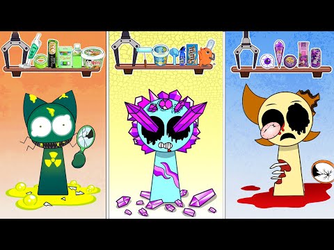 INCREDIBOX SPRUNKI - Ohh NO!! HELP Sprunki Tox Pyramixed SURVIVED Animation #sprunki #incrediboxmix