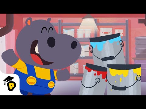 Laten we gaan schilderen! | Leren over kleuren | Kinderfilmpjes | Dr. Panda TotoTime Nederlands