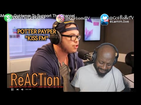 American Reacts | POTTER PAYPER - Kiss FM Freestyle [GoHammTV]