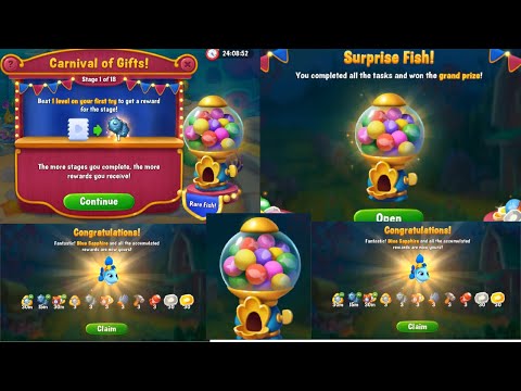 Fishdom Carnival Of Gifts Complete