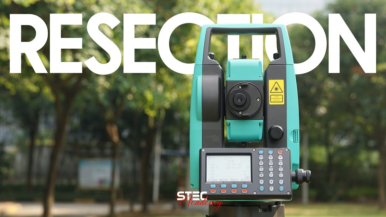 STEC AXIS1 Total Station Tutorials | How to do resection?