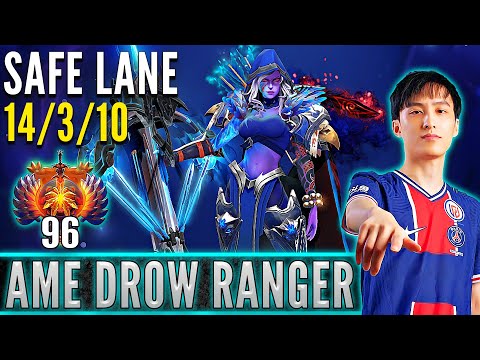 LGD.Ame  [ Drow Ranger ]  Safe Lane Carry Pro Gameplay  [ Patch 7.32c ]  Dota 2 Full Game