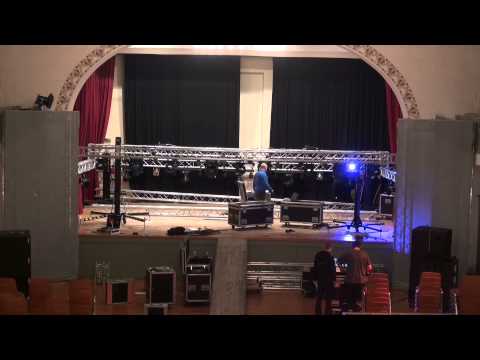 TEB Allstars Benefizkonzert 2014 - Aufbau Technik im Zeitraf