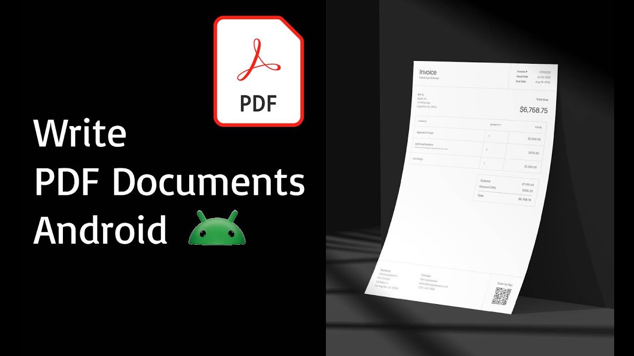 Full guide to write and save PDF Documents in Android
