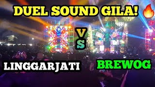 Download lagu LINGGARJATI AUDIO VS BREWOG AUDIO 🔥 BATTLE SOUND PALING GILA! SIAPA YANG LEBIH HOREG? mp3