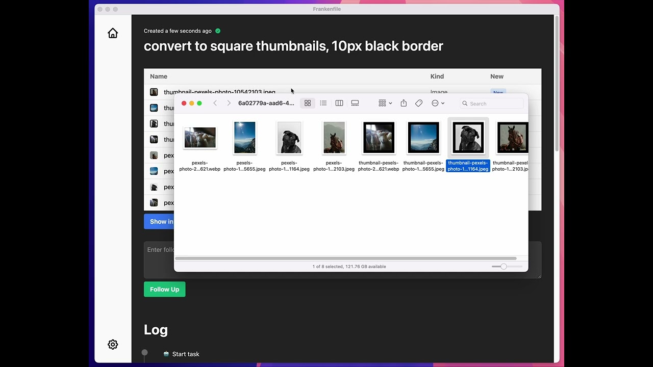 Frankenfile - Working with images