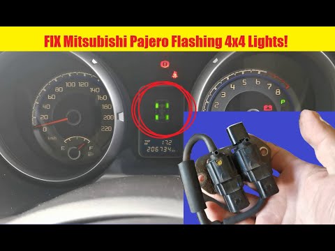 Fix Pajero 4wd Dash Light Flashing / Blinking - Troubleshooting Mitsubishi 4x4 flashing dash lights