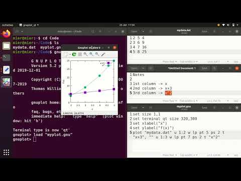 Gnuplot 5 Plot Multiple Curves