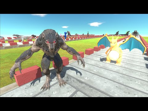 WERE WOLF OASIS DEATH RUN - Animal Revolt Battle Simulator