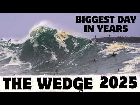 THE WEDGE | BIGGEST WAVES IN YEARS | RAW CHAOS | 2025 BEGINS | April 12th 2025