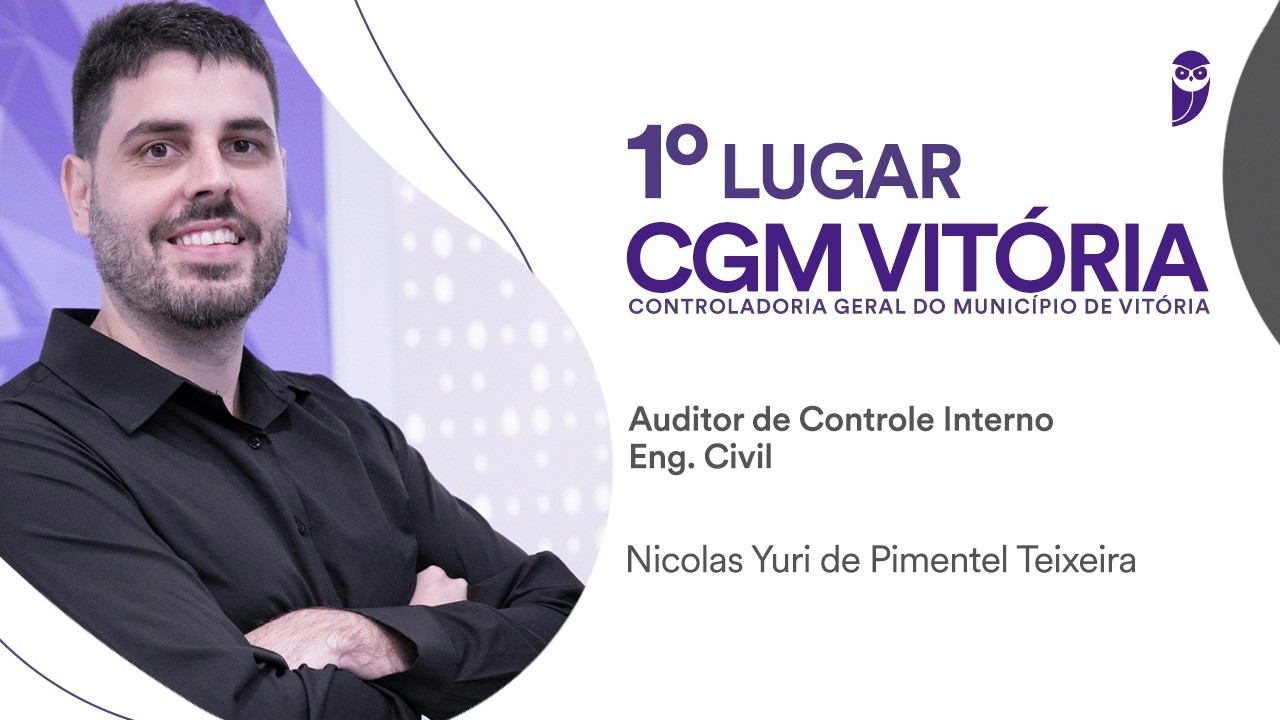 Baile dos Primeiros: Nicolas Pimentel, aprovado em 1º lugar para Engenharia Civil na CGM Vitória