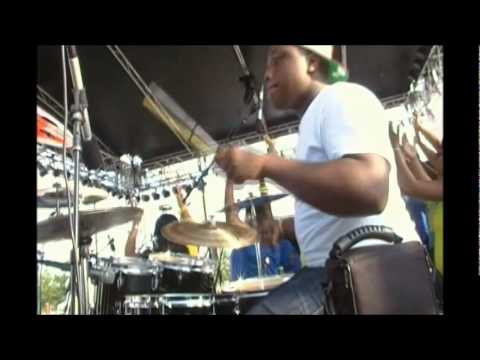 Leonard Maddox jr. on drums