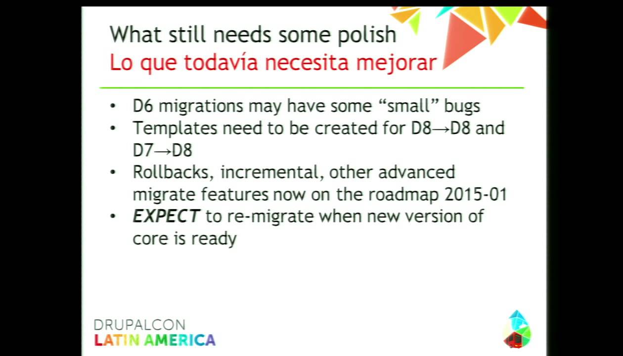 DrupalCon Latin America 2015: Migrating into Drupal 8