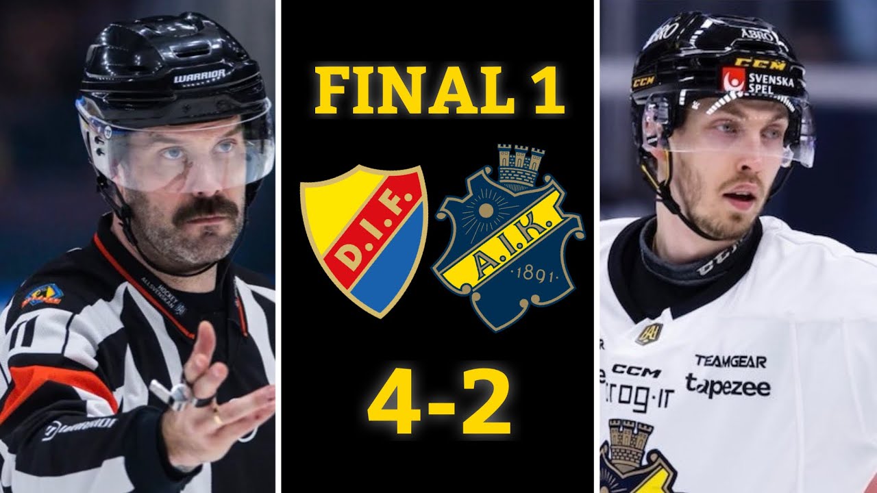 Djurgårdens IF - AIK | Höjdpunkter | Final 1 av 7 | Hockeyallsvenskans Slutspel 2024/25