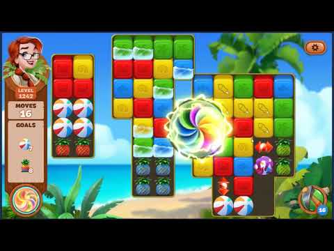 Lost Island Blast Adventure Level 1242 - NO BOOSTERS 🏝️ | SKILLGAMING ✔️