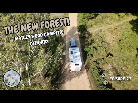 DRAMA AND CHAOS in the NEW FOREST! Matley Wood Campsite with our Caravan OFF GRID. Ep27