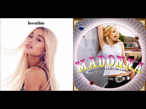 Ariana Grande vs. Madonna - what it feels like to breathe (Mashup)