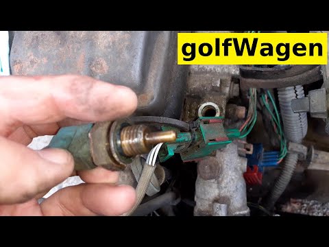 Peugeot 206 Coolant temperature sensor replacement