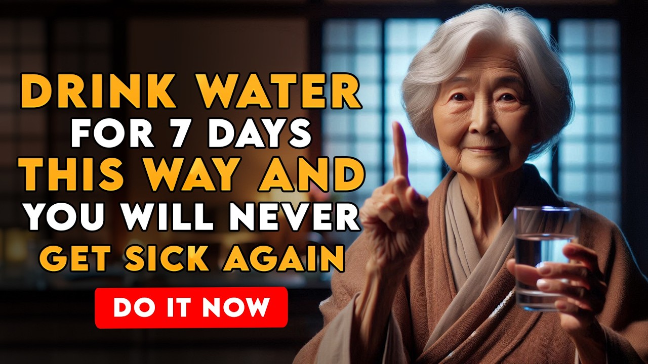 99% of People DO NOT KNOW the Correct Way to Drink Water | Buddhist Teachings