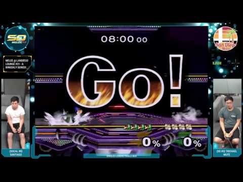 Melee @ LDL #21 - Santiago vs. SSBM-T | Trichael Man - Singles LF - SSBM