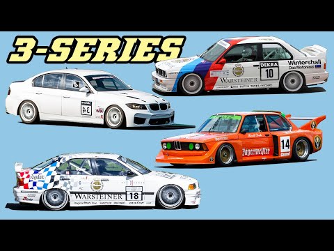 BMW 3-SERIES TOURINGCARS | E21, E30, E36, E46, E90, G20 | 80.000 subs special