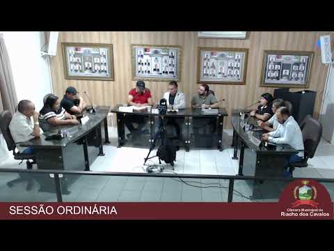 Transmissão ao vivo  da SESSÃO ORDINÁRIA de 12/06/2026 CÂMARA DE RIACHO DOS CAVALOS