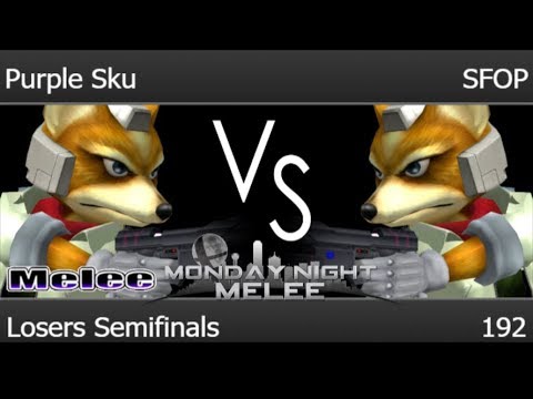 MNM 192 - Purple Sku (Peach) vs SFOP (Fox) Losers Semifinals - Melee